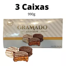 18 Alfajor Gramado Recheio Triplo 990g