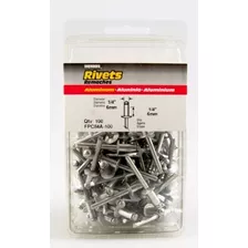 Surebonder Fpc84a-100 1-4-inch Aluminum Short Rivets (100 Pe