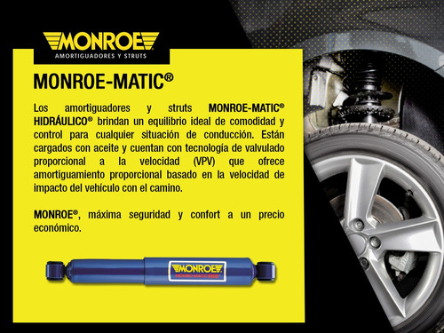 2 Struts Suspensin Monro-matic Tra Jetta L4 2.0l 93-98 Foto 5