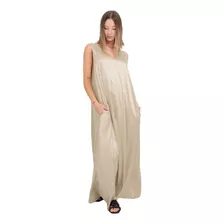 Maxi Vestido De Raso