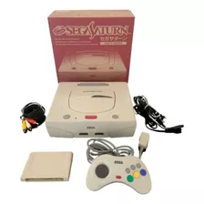 Console Sega Saturn Original Completo Com 02 Jogos Original