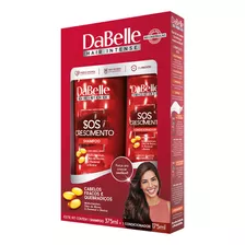Kit Dabelle Shampoo 375ml + Cond 175ml Sos Crecimento