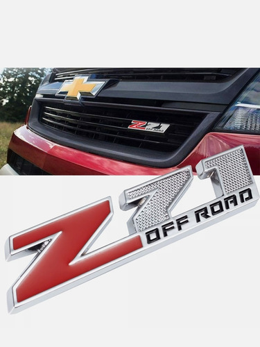 Emblema Z71 Of Road Parrilla Silverado Cheyenne Atornillable Foto 3