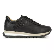 Zapatilla Mujer De Cuero Urbana Sneakers Plataforma Briganti