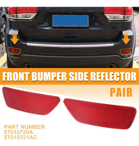 Front Parachoque Reflectante For Jeep Compass 11-16 Foto 2