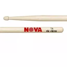 Baqueta Vic Firth Nova 7a Ponta De Madeira N7a -original Usa