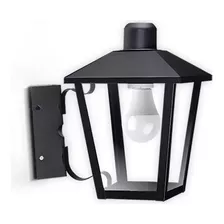 Farol Trapezoidal C/ Fijación Esquinero De Hierro Y Vidrio 