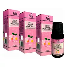 Kit 3 Óleo Rosa Mosqueta 20ml 100%puro (rosa Canina) Pulsy