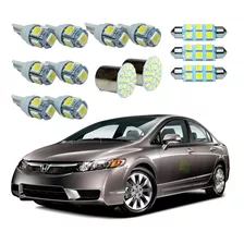 Top Honda Civic Kit Led Top Porta Luvas Teto Porta Malas 