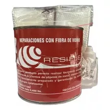 Resina Y Fibra De Vidrio Mat Catalizador Resiflex 1/4 De Gal