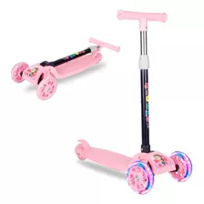 Scooter Plegable Para Niños Con Luces 