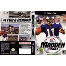 Game Nintendo Gamecube Wii Madden Nfl 2002 Original Lacrado