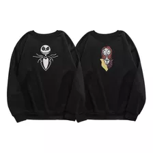 Duo Sudaderas De Pareja Jack Y Sally Bordadas