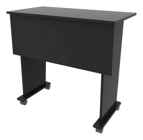Mesa Multiuso Para Computador Escrivaninha Dobrável 80cm Com Preto