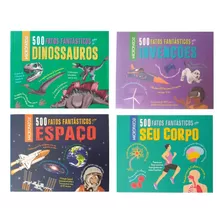 Kit 4 Livros Série Microfatos Sobre Dinossauros, Espaço + 2