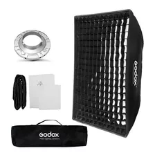 Softbox Bowens Godox Com Grid Colmeia 60x90cm P/ Flash Tocha