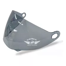 Visor Traslucido Negro Humo Claro Para Casco Hro Mx 330 Dv