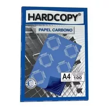 Papel Carbono Manual Azul Hc 202 A4 / 100fl / Hardcopy