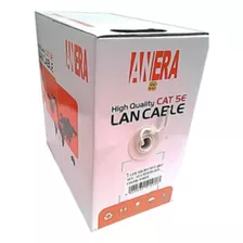 Bobina De Cable Utp Cat5e 80cca 20cu Blanco Anera