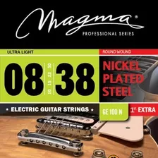 Encordado Guitarra Electrica Cuerdas 08-38 Magma Ge100n