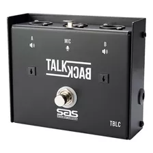 Pedal Talk Back Tblc Led Com Trava - Santo Angelo Cor Bk