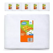 Kit 5 Mega Panão Chão Esfregão Alvejado Absorvente 80x90cm