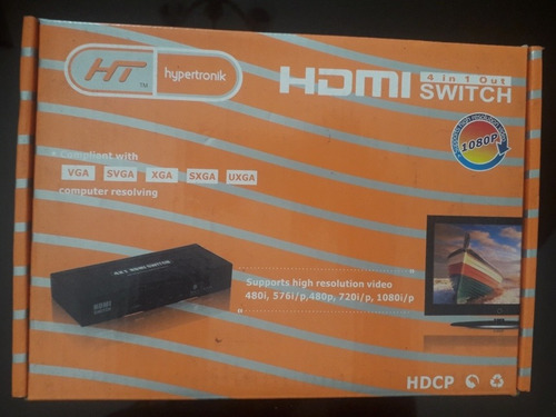 Hdmi Switch Suiche Hypertronik 4x1