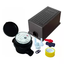 Kit Medidor De Agua Domiciliario Qm.3m3/h Qn.1,5m3/h 