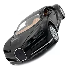 Miniatura Carro Bugatti Abre Portas Acende Farol Som Fricção