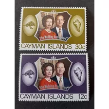 Sello Postal - Islas Caiman - Royal Wedding Silver