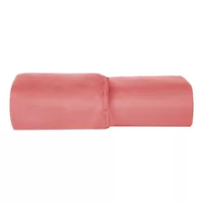 Lençol Avulso Cama Box Casal Com Elástico 400 Fios Luxo Cor Rosa Desenho Do Tecido Liso
