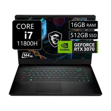 Msi Gp66 Leopard, Ci7-11800, 16gb, 512gb, 15.6, Rtx3070 8gb