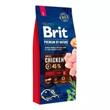 Brit Premium Adulto L 15 Kg Contiene %45 De Pollo Con Regalo