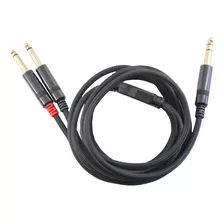 Cable Profesional 1/4 Pulgada Stereo A 2 Conectores 1/4 Mono