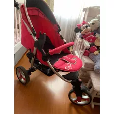 Coche Avanti Niña Con Porta Bebé Usado