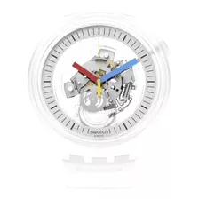 Reloj Swatch Hombre Clearly Bold Swatch Clear Sb01k100