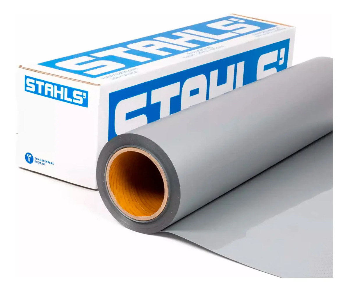 Vinilo Textil Termotransferible Pu Premium Plus Plateado X M