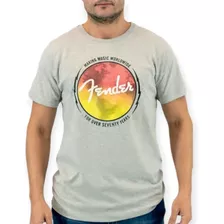 Remera Manga Corta U Estampada Mundo Fender | Moha [1122350]