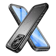 Funda Para iPhone 13 Pro Max Negro A Prueba De Agua Dustp-02