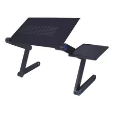 Suporte De Cama Desk Slim Com Mousepad Para Notebook | Preto