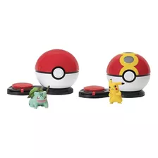 Juguete Pokemon Pikachu Bulbasaur Ataque Sorpresa Pokebolas 