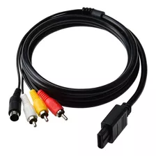 Cable Video Rca Svideo Consola Compatible Snes, N64