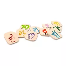 Plan Toys Hand Sign Numbers 1 - 10