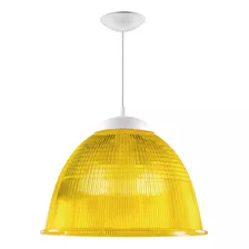 Pendente Prismatico Demi 16 1xe27 Amarelo/branco