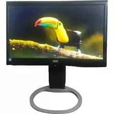 Monitor Aoc 18,5 Led Preto 110/220v Base Movél Mostruario Nf