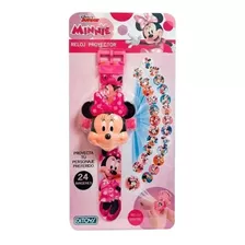 Reloj Digital Minnie Disney Proyector Ditoys Sharif Express