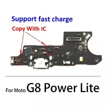 Flex Puerto De Carga Mic Para Motorola Moto G8 Power Lite