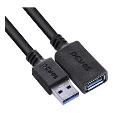 Cabo Extensor Usb A 3.0 Macho Para Usb A 3.0 Femea 28awg Pu