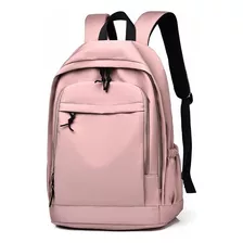 Mochila Escolar Kikigoal Cmf-9003bb Color Rosa Diseño Liso 32l