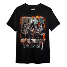 Camiseta Oficial Kiss - End Of The Road Tour 2022 - Oferta!